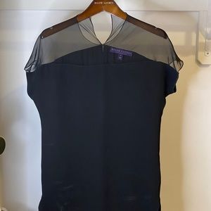 Silk Ralph Lauren Purple Label Blouse